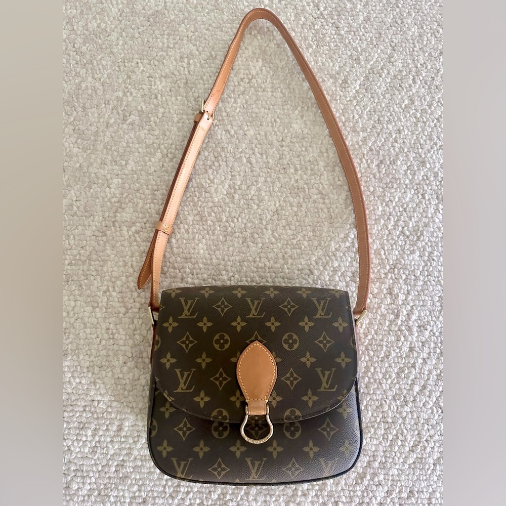Authentic Louis Vuitton St. Cloud crossbody purse shoulder bag GM size